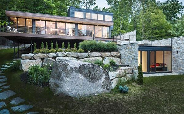 La maison bois l’Estrade au Québec – Canada — Architecture Bois Magazine – Infos sur la construction et maisons en bois.